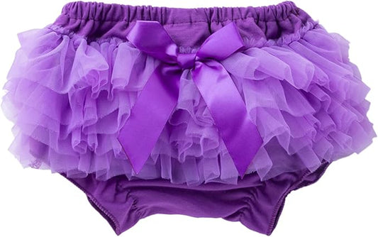 Infant Baby Girls Tutu Skirt Toddler Ruffled 𝐃iaper 𝐂overs Cute Lace Ruffled Tiered Bloomers Bubble Shorts Underwear