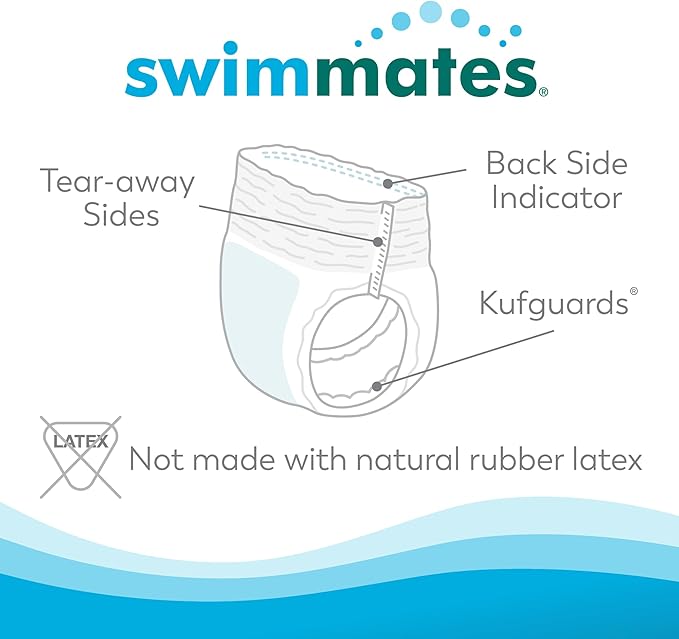Swimmates 2846 Disposable Swimwear-Large-72/Case