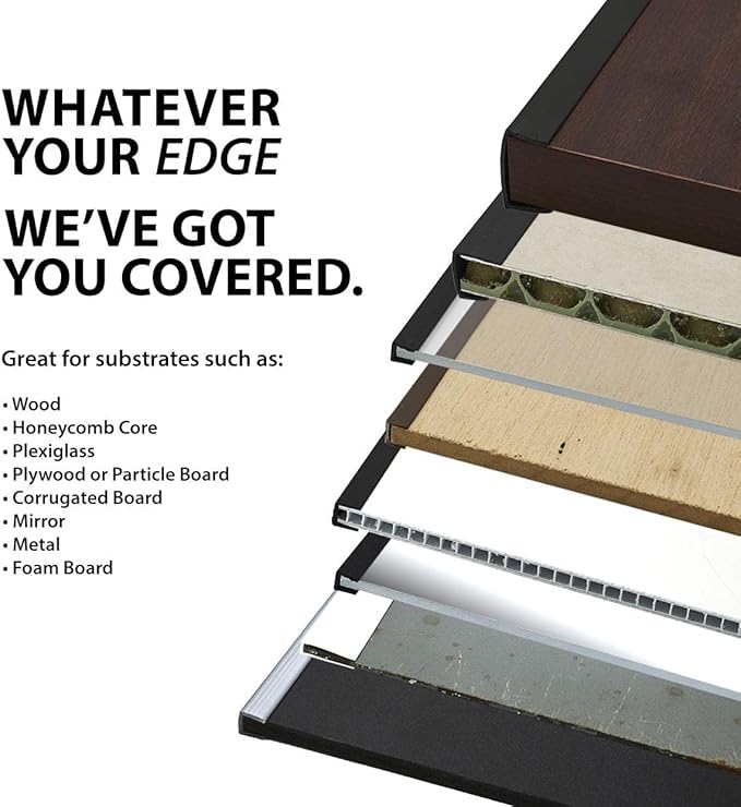 Outwater Plastics Black 1-1/2'' Styrene Plastic U-Channel/C-Channel 48 Inch Lengths (Pack of 3)