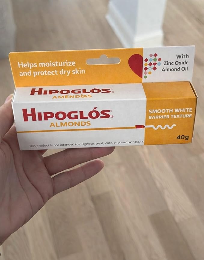 Hipoglos de AMENDOAS 40G Baby Diaper Rash Cream and Dry Skin Protectant/Hipoglos de amendoas/Almonds Hipoglos