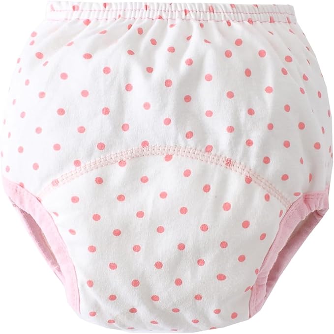 Cotton Reusable Baby Training Pants Unisex Potty Toddler Underpants Kids Waterproof Breathable Underwear 6-Pack