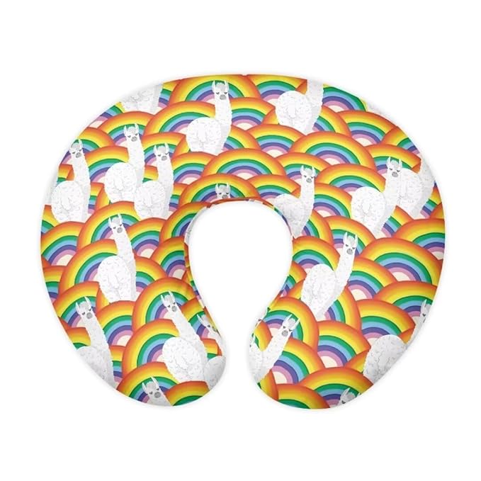 Jeiento Rainbow Alpaca Nursing Pillow Covers,Pillowcase Premium Quick-Dry Fabric Cover for Baby Girl and Boys Breastfeeding Pillowcase