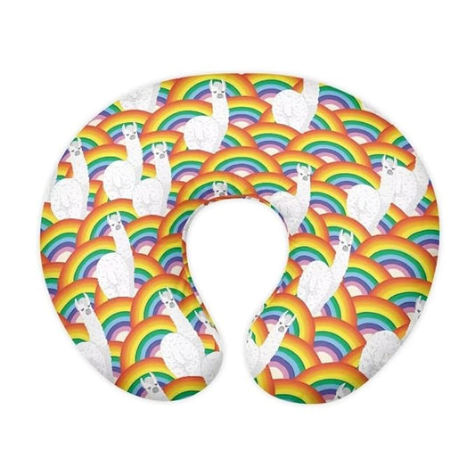 Jeiento Rainbow Alpaca Nursing Pillow Covers,Pillowcase Premium Quick-Dry Fabric Cover for Baby Girl and Boys Breastfeeding Pillowcase