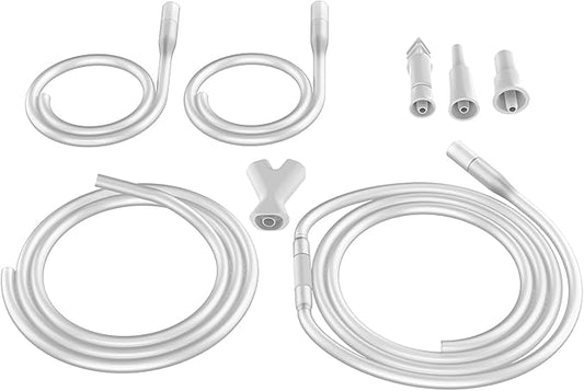 One Complete Sets Compatible with Medela Breast Pump connectors Replacement Parts (Only Compatible with Medela connectors)