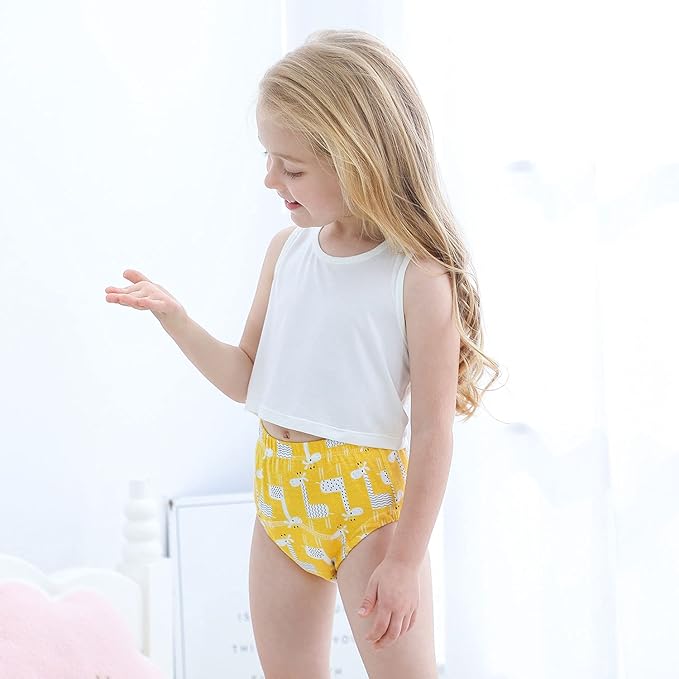U0U Baby Girls Cotton Training Pants Toddler Potty Training Underwear for Boys and Girls