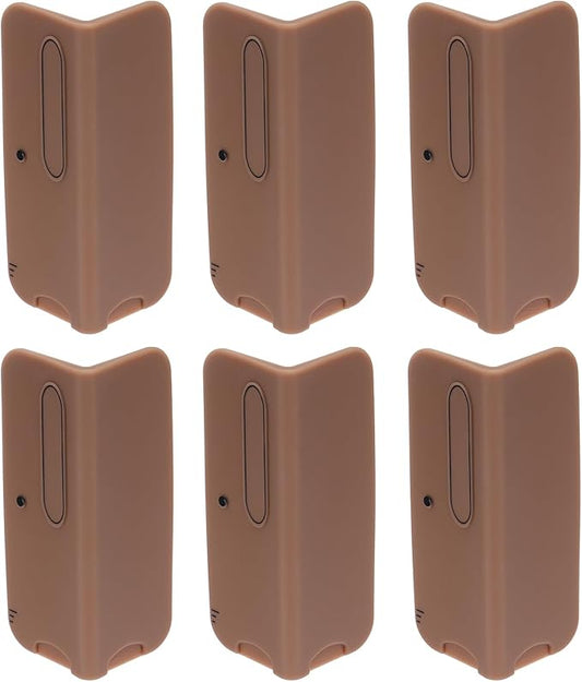 uxcell 6 Pcs 4 Inch Baseboard Corner Protector Guards, Furniture Corner Cover Proof Bumpers for Kitchen Bedroom Wall Countertop Table, Coffee