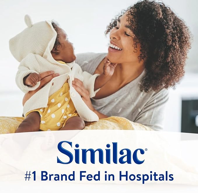 Similac Sensitive Infant Formula, for Fussiness & Gas Due to Lactose Sensitivity, Baby Formula Powder, 29.8-oz Value Can, Pack of 4