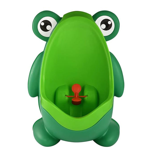 Potty Training Urinal for Boys Cute Whale with Funny Aiming Target - Green