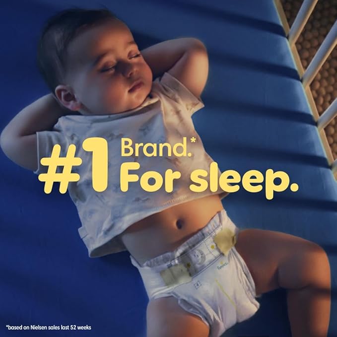 Pampers ZZZ Overnight Diapers, Size 3 (16-28 lbs), 66 Count, Nighttime Protection Disposable Baby Diaper, Night Time Leak and Skin Protection