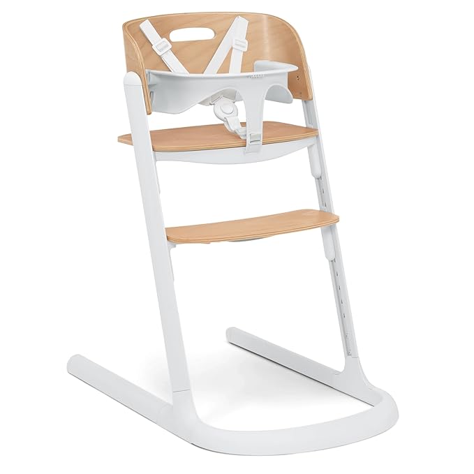 Delta Children Versa Adjustable 3-in-1 High Chair for Babies & Toddlers - 3 Growing Stages from Infant to Adult Seating - Greenguard Gold Certified, White