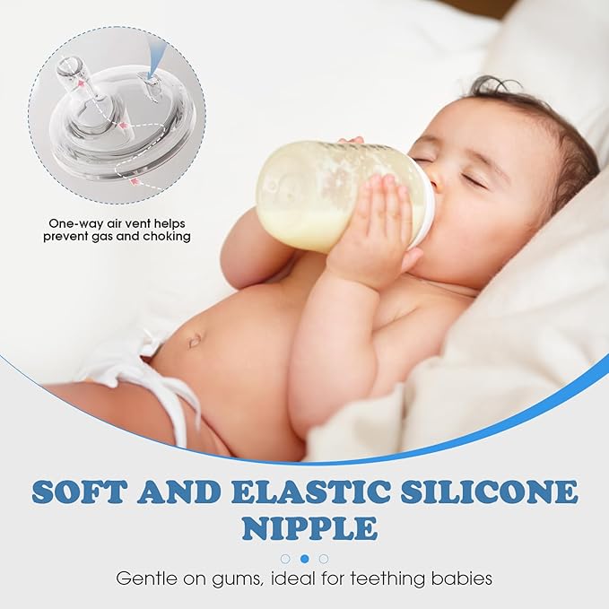 Spout Sippy Nipples for Mam Baby Bottles, Transition Cup Food Grade Silicone Soft Nipple 6m+, Pack of 4