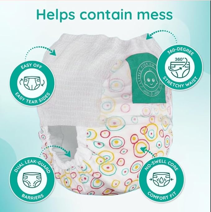 Little Toes On The Go Swim Diapers 2 Bag Bundle (Count 4) Size Small