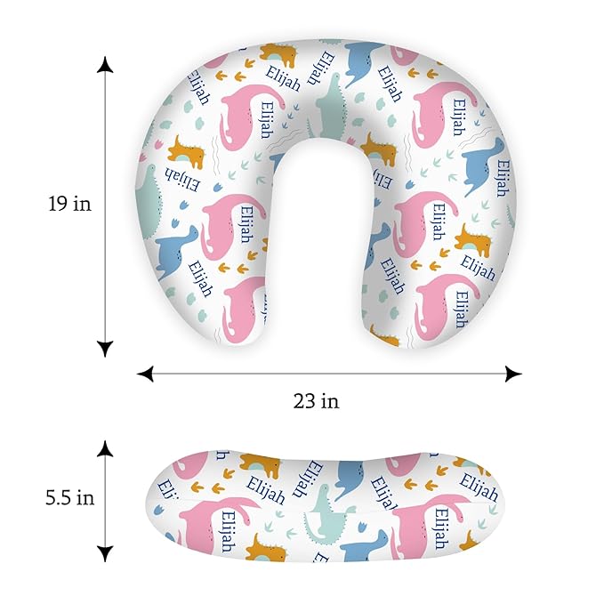 Personalized Baby Nursing Pillow Cover Custom with Name Customized Boy & Girl Gifts