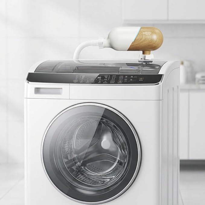 Ozone Water Disinfection Machine - Upgraded M9-Plus Series/Ozone Laundry System for Washing Machines/Safe and Effective Disinfection for Baby Items. (Without wall mounting accessories)