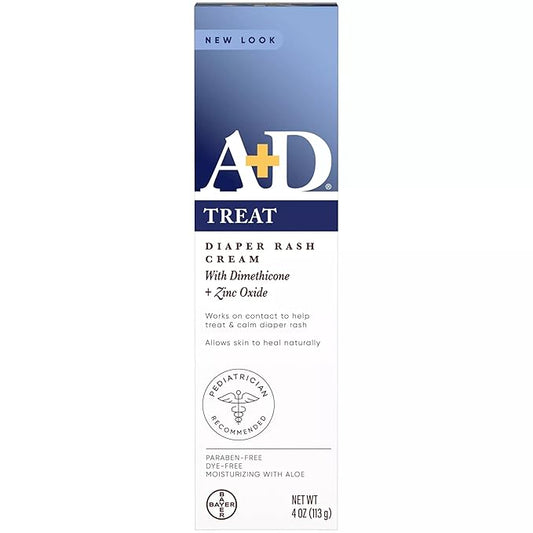 Diaper Rash Cream, Dimethicone Zinc Oxide Cream, 4 oz (113 g) (Pack of 1)
