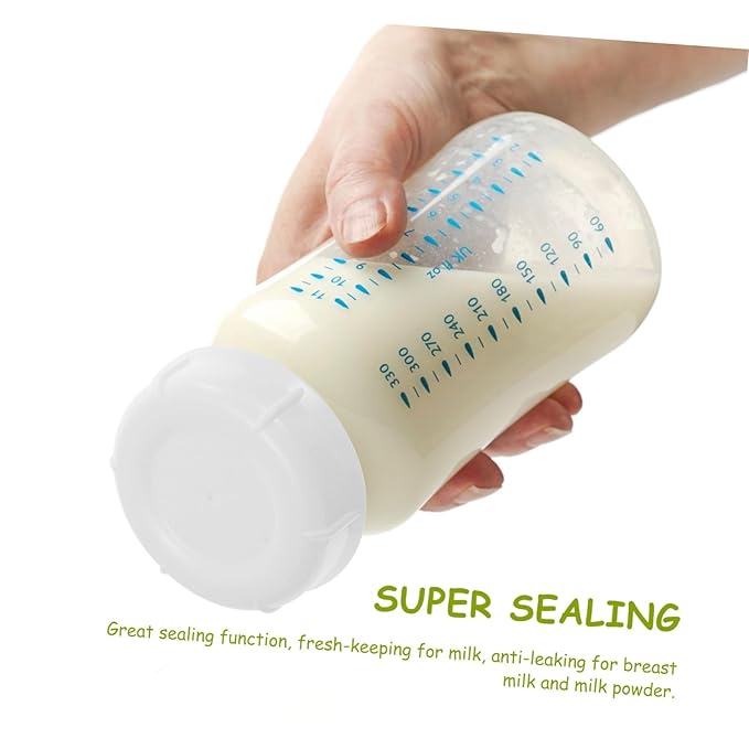 KOMBIUDA 10pcs Baby Bottle Sealing Caps Milk Bottle Replacement Lids Leakproof Stylish for Breastfeeding