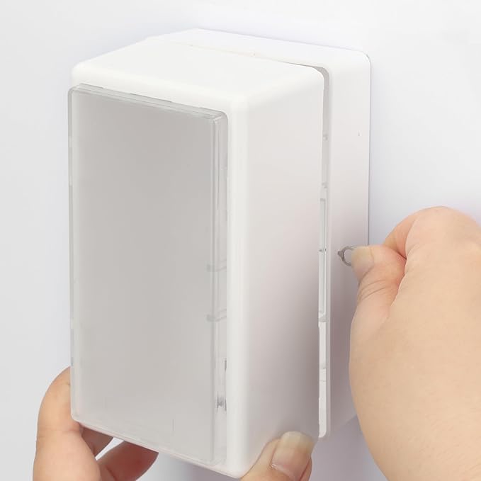 Bates- Baby Safety Outlet Cover Box, Locking Baby Proof Outlet Covers, Locking Plug Covers for Electrical Outlets