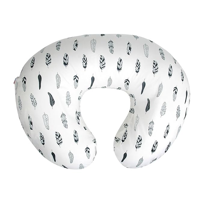ALVABABY Nursing Pillow Cover Slipcover,Soft and Comfortable,Feathers Design,Maternity Breastfeeding Newborn Infant Feeding Cushion Cover ZT01