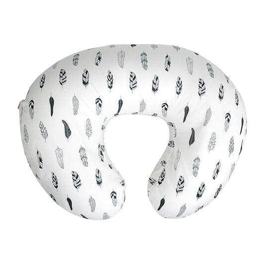 ALVABABY Nursing Pillow Cover Slipcover,Soft and Comfortable,Feathers Design,Maternity Breastfeeding Newborn Infant Feeding Cushion Cover ZT01
