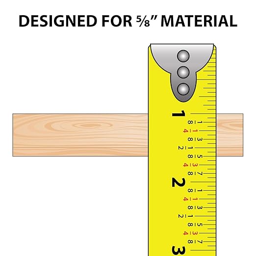 Outwater Plastics White 5/8'' Styrene Plastic U-Channel/C-Channel 46 Inch Lengths (Pack of 3)