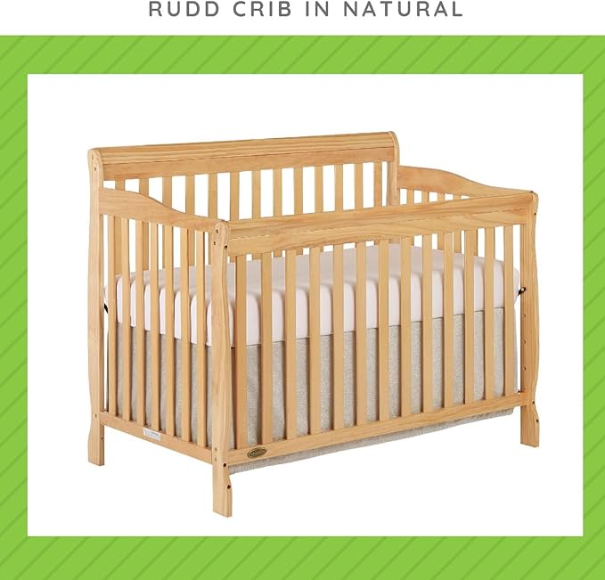 Full-Size Conversion Kit Bed Rails for Viv + Rae Convertible Cribs - Solid Wood Rail - Toddler and Adult Bed Rail for Full-Size Beds - Essential Nursery & Baby Furniture (Natural, Option 4)