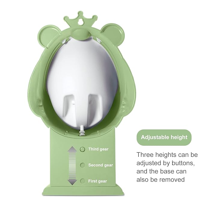 Potty Training Urinal Boy Urinal Kids Toddler Pee Trainer Bathroom Funny Baby Training Potties（Green）
