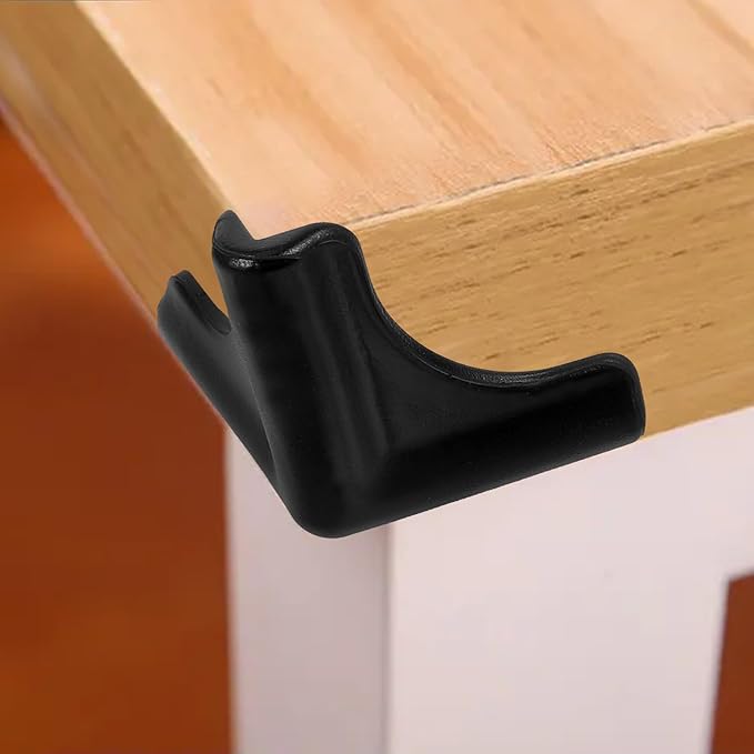 ibasenice Furniture Corner Protectors 4-Pack Soft Silicone Childproof Corner Guards 1.77 Inch Table Edge Protectors for Home Office Safety