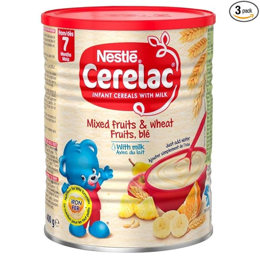 Cerelac Mixed Fruit 400g (3 Pack)