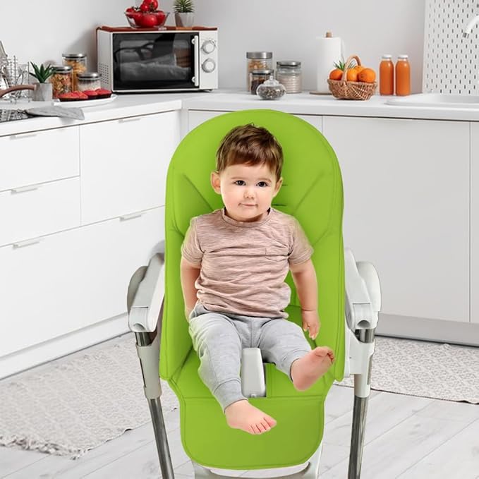 Surakey Baby High Chair Seat Cushion Liner Mat Pad Cover Breathable High Chair Cover for Baby Seat Cushion Dining Chair Pad, Peach