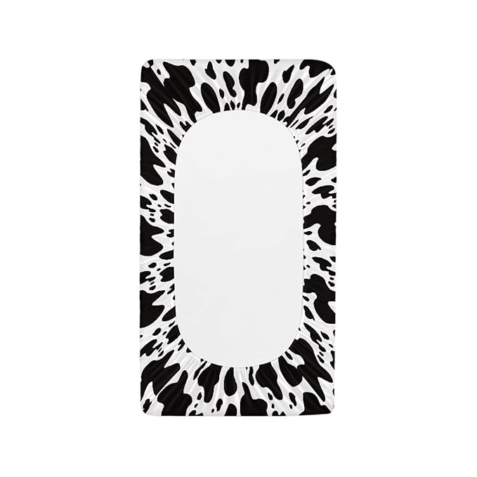 Cow Print Baby Changing Pad Cover Soft Diaper Changing Pad Cover Breathable Diaper Changing Pad Cover 32''*16'' Changing Pads Nursery Decor