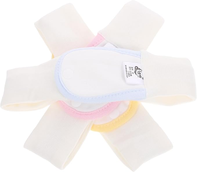 DOITOOL Adjustable Toddler Diaper Fixing Belts 3-Pack Soft Elastic Diaper Retaining Straps for Newborns and Toddlers Secure Fit Prevent Slipping Comfortable Waistband 15.74X2.36In