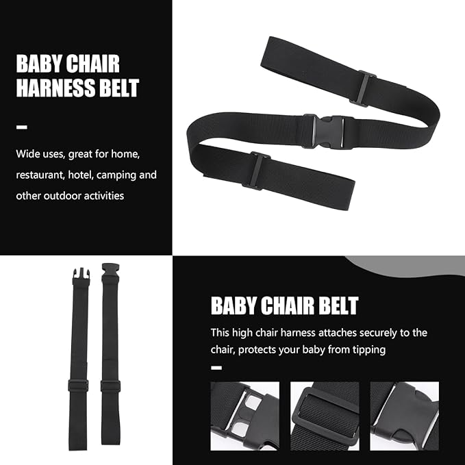 9 Pcs Strap Child Harness Portable High Chair for Toddler Safe Strap for Pushchair High Chairs for Dining Chair Children's Chair Baby Polyester