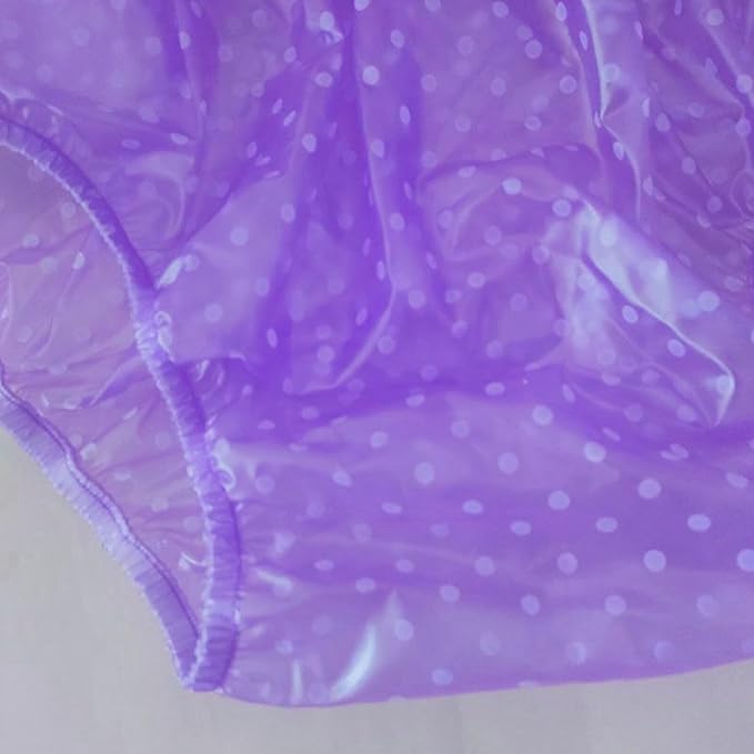 PVC Dot Surface Adult Incontinence Pants,Plastic Diapers,Adult Cloth Diapers Covers, Waterproof and Reusable Elderly Diapers, Soft Surface, Suitable for Adult Men and Women