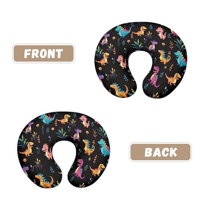 Floral Dinosaur Baby Mom Nursing Pillow Cover Breastfeeding Pillow Cover Print Cute and Safety 1 Pack and 2 Pack Girls Boys Essentials