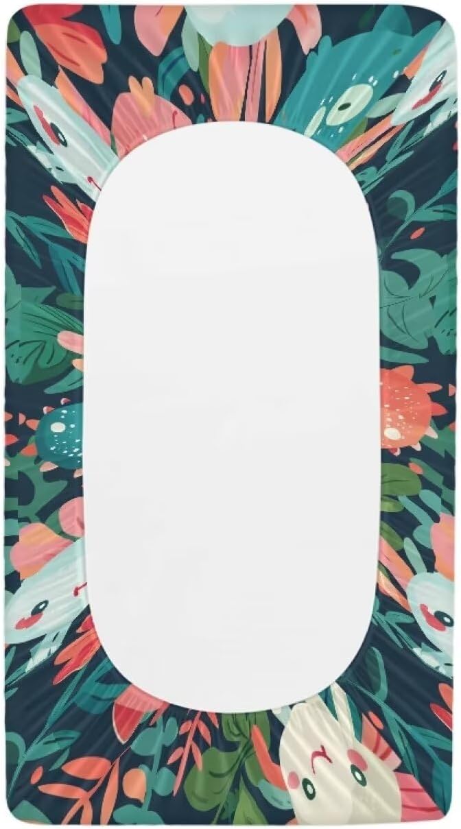 Changing Pad Covers for Boys Girls, Fish Axolotl Diaper Changing Table Pad Cover Soft Breathable Changing Mat Cover for 32''x16" Cute Birthday Gifts for Baby