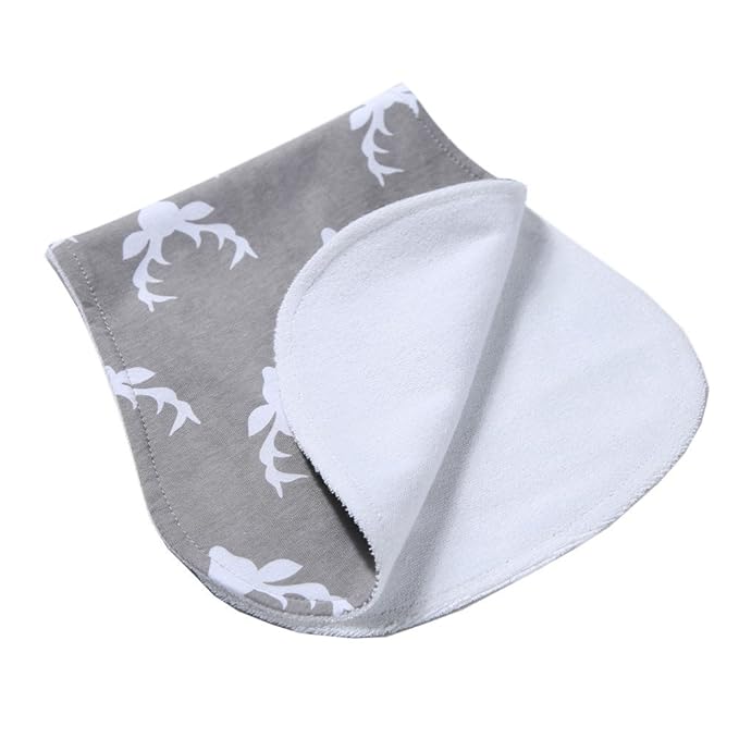 Baby Burp Cloths Baby Burp Set Curved Absorbent and Soft Valuable 4 Pack