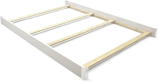 Full-Size Conversion Kit Bed Rails for Viv + Rae Convertible Cribs - Solid Wood Rail - Toddler and Adult Bed Rail for Full-Size Beds - Essential Nursery & Baby Furniture (Rustic White, Option 1)