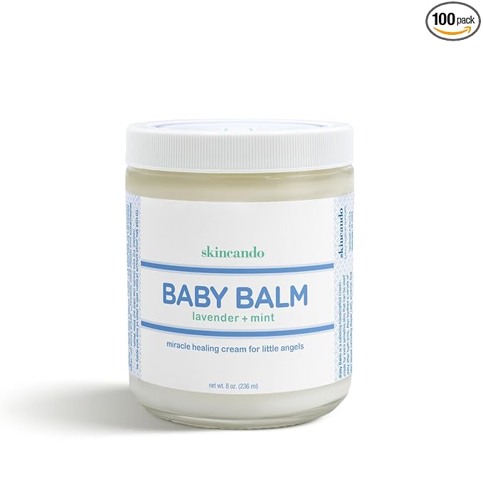Combat Ready BABY BALM - 8oz By Skincando – All Natural - Moisturizer for Babies – Diaper Rash - Eczema - Cradle Cap - Dry Skin