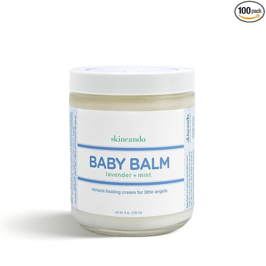 Combat Ready BABY BALM - 8oz By Skincando – All Natural - Moisturizer for Babies – Diaper Rash - Eczema - Cradle Cap - Dry Skin