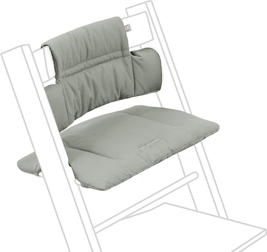 Stokke Tripp Trapp Classic Cushion 2, Glacier Green - Pair with Tripp Trapp Chair or High Chair for Support & Comfort - Machine Washable