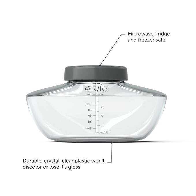 Elvie Pump - Breastmilk Storage Bottles - BPA Free - Breast Feeding Essentials - 3 Pack