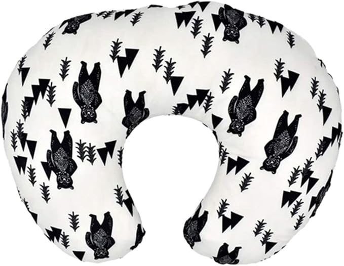 Infant Nursing Pillow Cover Breastfeeding Pillow Slipcover Baby Nursing Pillow Slipcovers Cuddle Pillow Case Breastfeeding Pillow Cover Cotton