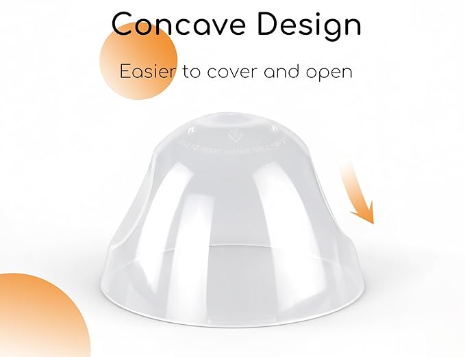 Baby Bottle Replacement Cap Lid for Comotomo 5 Ounce and 8 Ounce Silicone Bottle, 2 Count