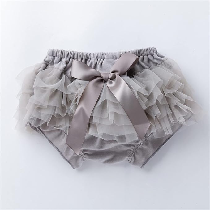 Infant Baby Girls Tutu Skirt Toddler Ruffled 𝐃iaper 𝐂overs Cute Lace Ruffled Tiered Bloomers Bubble Shorts Underwear