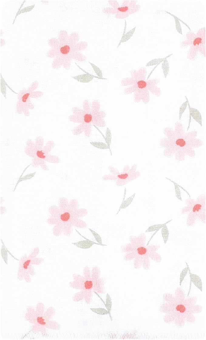 Luvable Friends Hudson Baby Flannel Burp Cloths 10pk, Sweet Honeycomb Pink