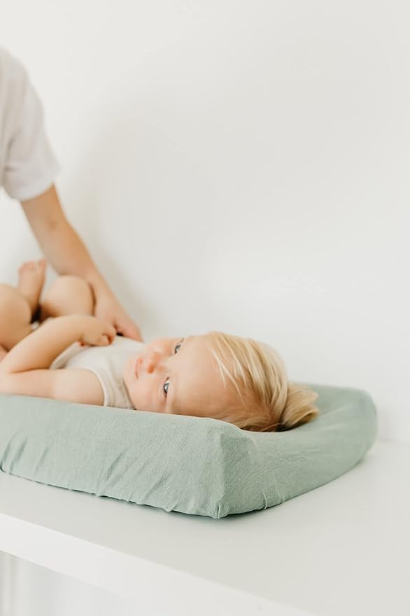 Copper Pearl Premium Knit Changing Pad Cover Soft, Stylish, and Universal Fit for All Standard Diaper Changing Pads, Trendy Design Changing Pad Covers, Briar