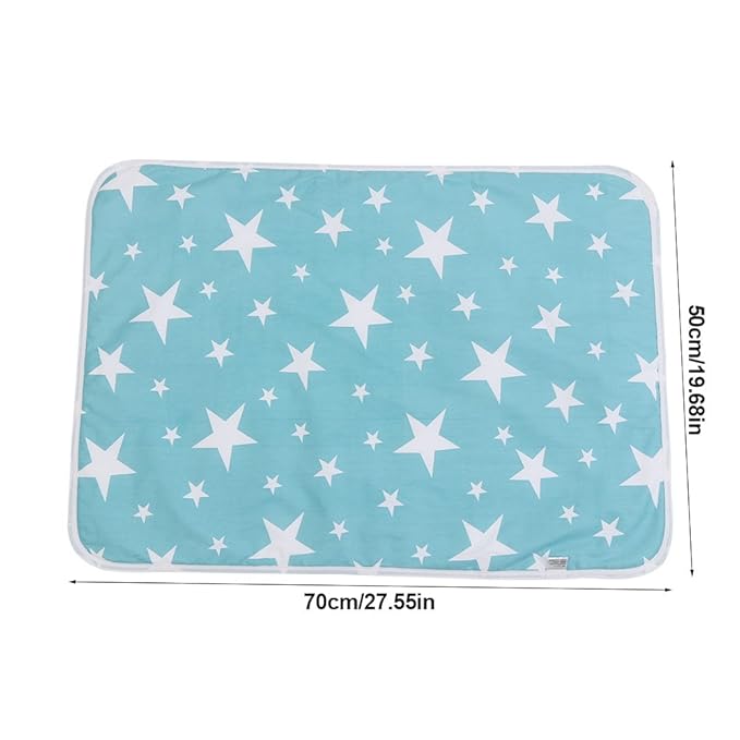 Ultra-Soft Large Washable Baby Changing Pad Mats Baby Cotton Urine Mat Diaper Nappy Bedding Changing Cover Pad Disposable Sanitary Baby Infant Toddler Diaper Liners Covers(Dream Stars)