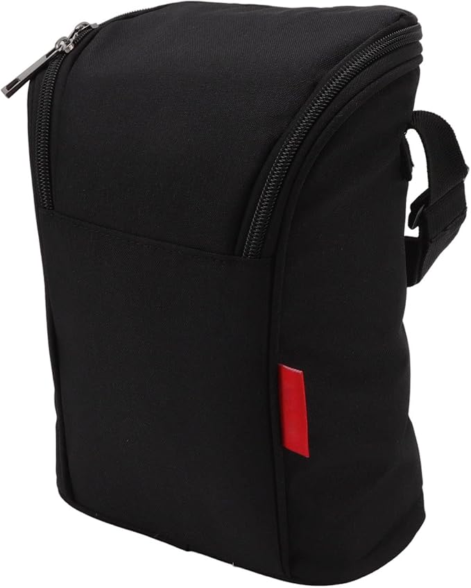 Asixxsix Insulated Baby Bottle Bag, Baby Bottle Holder Extra Storage, and, Easy to Carry, Travel Accessory, Keeps Bottles Warm or Cooler (Black)