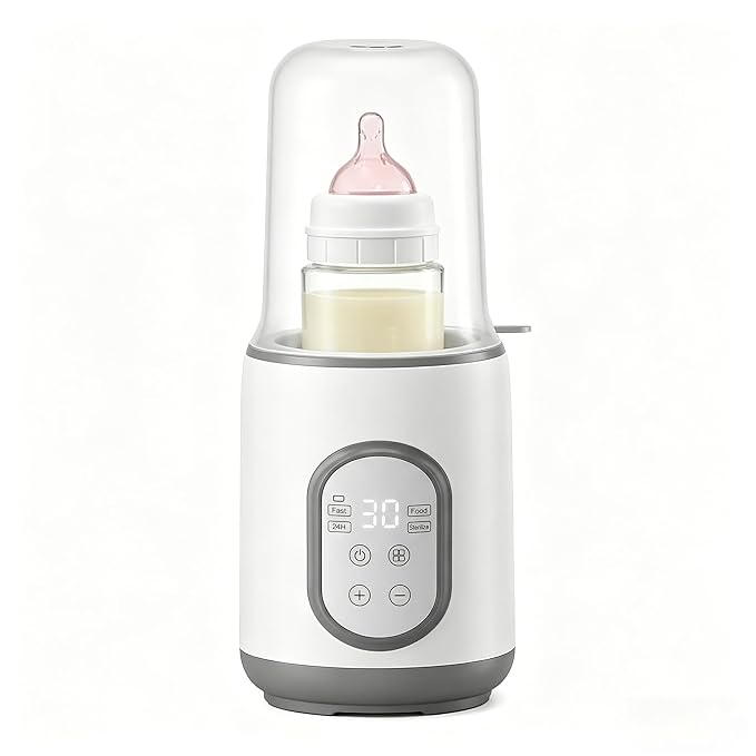 Bottle Warmer,Fast Baby Bottle Warmers for Breastmilk and Formula, with Timer, with Keep Warm, Heats Baby Bottles