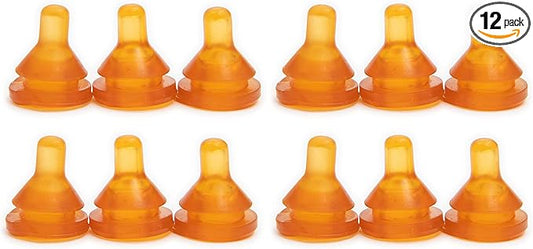 Lixit 2oz Nursing Bottle for Kittens Small Puppies, and Small Animals (2oz, Nipples only Pack 12)